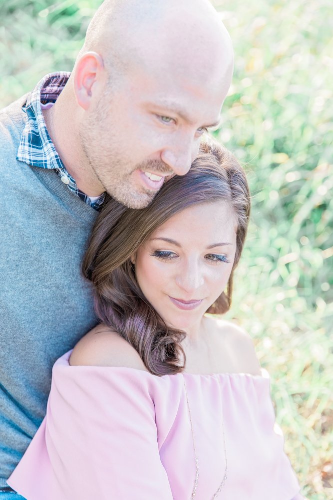 Raleigh engagement photographer at Yates Mill