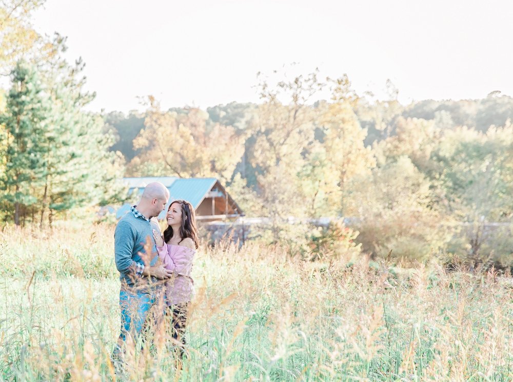 Yates Mill engagement session in Raleigh with Winston Salem wedding photographer Leah Marie Photography + Stationery