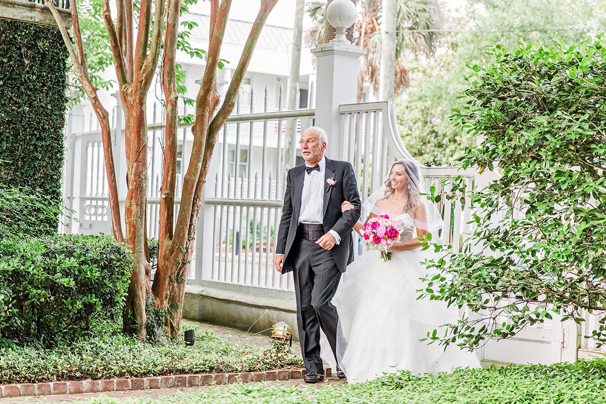 Father of the bride Charleston wedding photographer Leah Marie Photography + Stationery