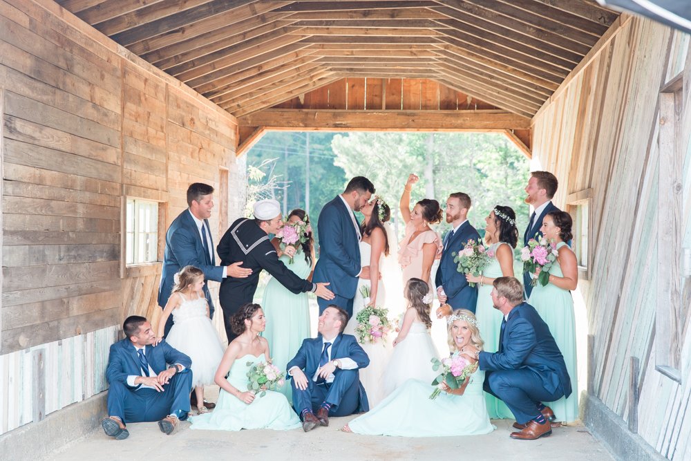 Rustic weddings by Raleigh Wedding Photographer Leah Marie Photography + Stationery