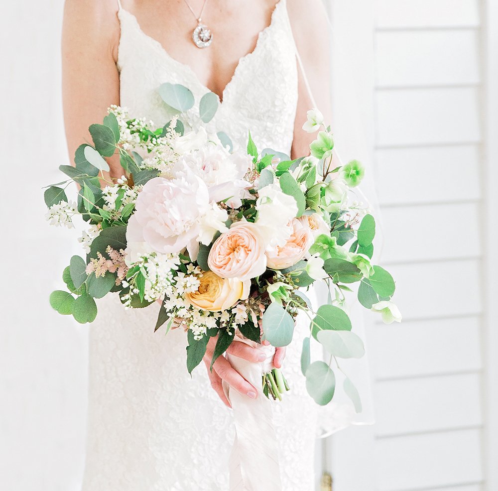 Chapel Hill Florist by Wedding Photographer Leah Marie Photography + Stationery