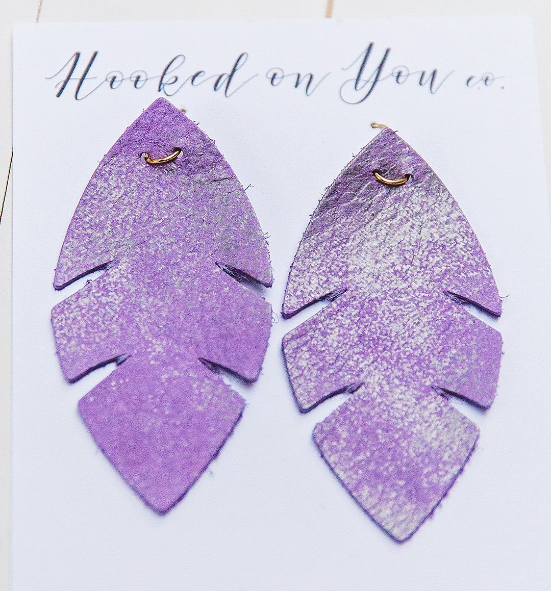 Purple + Silver Dusted Palm Collection