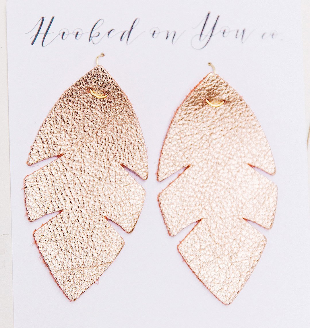 Metallic Rose Gold Palm Collection